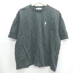 ◇ U.S POLO ASSN ロゴ刺<!-利用不可文字-!> 半袖 Tシャツ サイズM ブラック メンズ E  【1406180066499】