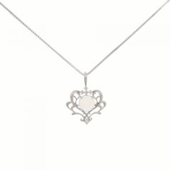 ☆Pt900Pt850 ネックレス 天然ファイアオパール2.46ct/D0.36 - メルカリ