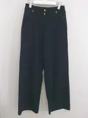✨日本製✨ アルアバイル 【1】 ワイドパンツ シンプル 綿100％ 高級 紺 ✨日本製✨ アルアバイル 【1】 ワイドパンツ シンプル 綿100