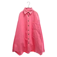 RAF SIMONS (ラフシモンズ) 21AW Big fit denim shirt RSパッチビッグフィットデニムシャツ ジャケット ピンクのサムネイル