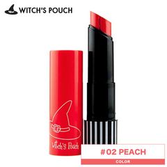 ウィッチズポーチ ポポグロススティックティントバーム 02 ピーチ 3.7g(鮮やか リップ 口紅 メイクアップ パール 華やか 韓国コスメ 韓国 メイク プチプラ witchspouch )