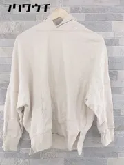 ◇ Samansa Mos2 サマンサモスモス スリット プルオーバー パーカー サイズF ベージュ レディース 【中古】 【1104010007635】