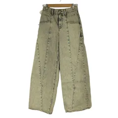 MOUSSY♡CURVED LINE CHEMICAL BAGGY MOUSSY（マウジー）の「CURVED LINE CHEMICAL BAGGY（デニム