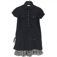 超美品】クードシャンスゴルフ ワンピース 黒 フリルインナーパンツ