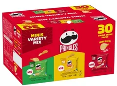 【30袋】プリングルズ ミニチップス バラエティミックス 19g x 30袋 Pringles サワークリーム＆オニオン オリジナル チーズ 濃厚な味わい 小袋 持ち運び 小腹 食べきりのサムネイル