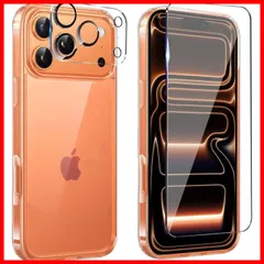 【即発送】ワイヤレス充電対応 対応 対応 対応 iPhone TPU プロ 17プロ あいふぉん17ケースpro iPhone 耐衝撃 耐黄変 17Pro 【ガラスフィルム1枚+カメラ保護1枚】 用 クリア ケース カバー いphone17pro