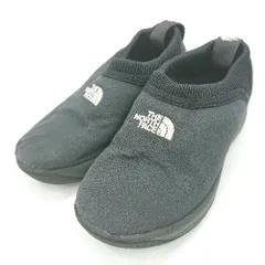 ◇ THE NORTH FACE ザ ノース フェイス キッズ カジュアル ロゴ刺<!-利用不可文字-!> スリッポン シューズ サイズ19 ブラック 男の子 E  【1407180066519】