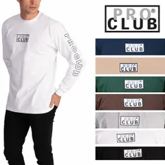 Lサイズ　PRO CLUB Logo  ヘビーウェイトボックスロゴ長袖Tシャツのサムネイル