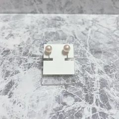 イヤリング　Silver　シルバー　パール　１粒　シンプル　ヴィンテージ　アンティーク　EL-1549