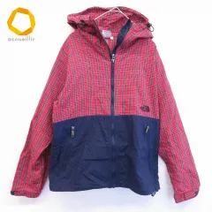 ノースフェイス NORTHFACE  ナイロンジャケット ジップアップ ブルゾン チェック 824158k★