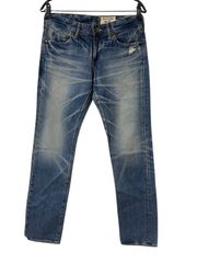 Z1343 Rivet&Blue デニム ジーンズ ストレート 色落ち サイズ25