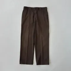 80s USA製　ディッキーズ　チビタグ　874ワークパンツ　ブラウン　H2197