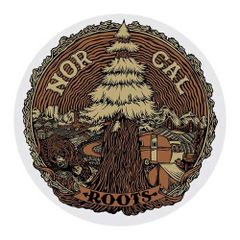 スケーター ステッカー NORCAL FOREST BEAR / フォレスト ノーカル NORTH CALIFORNIA ノースカリフォルニア デッキ SK8 スケボー 西海岸 アメリカン雑貨