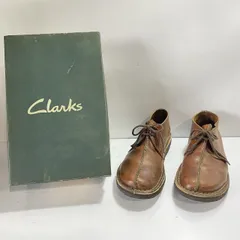 Clarks クラークス デザートトレック シューズ ブロンズレザー 26.5cm　(管理番号：OKU8621/F1-80)