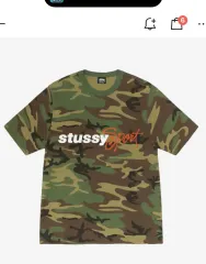 STUSSY 迷彩 ロングスリーブTシャツ Stussy 迷彩ロングスリーブ カットソー L STUSSY ステューシー T