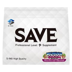 SAVE ワンダー ココア ( 950g ) 人工甘味料不使用 香料無添加 ダブルプロテイン ホエイプロテイン & ソイプロテイン 1kg ではなく 950g ( 950g )