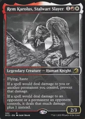 【中古】マジックザギャザリング 322[R]：【MID】【永遠の夜仕様】Rem Karolus  Stalwart Slayer/確固たる討伐者、レム・カロラス