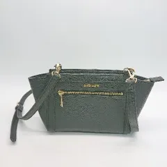 ◇ &chouette アンドシュエット 横長シルエット コンパクト 入れ口ジッパー ショルダーバッグ ブラック レディース E  【1308290017760】