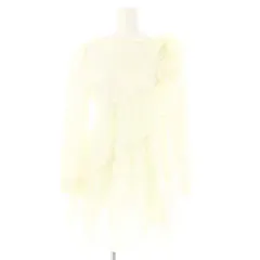 セルフォード CELFORD ハネ モリHANAE MORI 24SS アシンメトリーフラワーチュニック 長袖 プルオーバー コットン F アイボリー /YQ ■OSのサムネイル