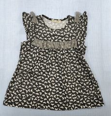 スタジオモモ studio momo チュニック ネコ柄 120cm 子供服 中古