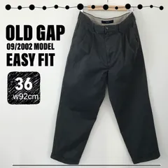 OLD GAP★2002年モデル★ギャップ★EASY FIT★クラシックスタイルトラウザーズ★コットンポリ★2プリーツ★ルーズ&テーパー★w36/92cm 2305M071