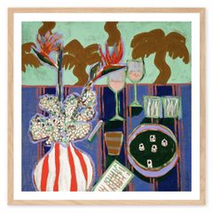 ミカオ MICAO 「お茶の時間」版画 絵画 - メルカリ