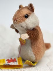 送料無料★シュタイフ★Goldy Hamster 12cm オールID's完品★ハムスターのゴールディ★ビンテージ★Steiff