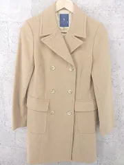■ ELLE  ダブル 長袖 チェスター コート  ベージュ レディース  【中古】 【1002800156160】のサムネイル