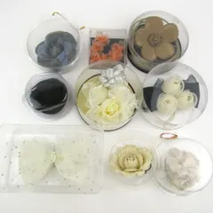 コサージュ ブローチ バレッタ 9点セット フラワーモチーフなど セレモニー アクセサリー まとめて 大量 レディース 【中古】