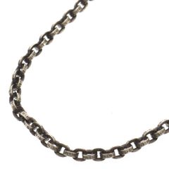 CHROME HEARTS (クロムハーツ) PAPER CHAIN 18 ペーパーチェーン18inch ネックレスチェーン シルバー