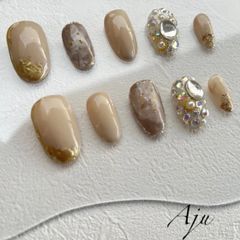 ニュアンスネイル ミラーネイル シンプル ネイル ネイルチップ