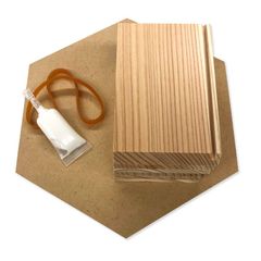 ボックスアート杉材(組立式)六角形