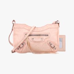 バレンシアガBalenciagaジャイアントヒップピンクラムスキン242803.5810 I.002123