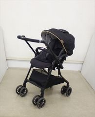 スゴカルα 4キャス compact エッグショック HU トゥインクルブラック コンビ 軽量ハイシート56cm 生後1ヶ月～ クリーニング済み C7715913