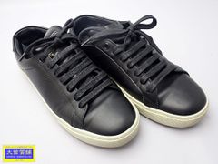 SAINT LAURENT サンローラン レディース レザー スニーカー GE419195 36.5 ブラック 中古B 【送料無料】 A-8821【質屋出品】