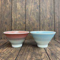 波佐見焼　茶碗　一真窯　色染富士碗