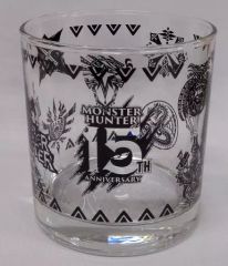[중고] 머그컵·탕만 역대 엠블럼 록글라스 [몬스터헌터 15TH ANNIVERSARY Shop]
