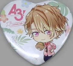 [중고] 배지·핀즈 지가사키 지 [A3!(에이스리)×animatecafe 제6탄 트레이딩 하트캔 배지 남국 리조트 ver. A그룹 춘조·여름조]