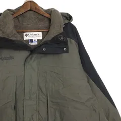 00's コロンビア マウンテンパーカー アウトドア 古着 メンズUS-3XLサイズ オリーブグリーン系 jc-0189