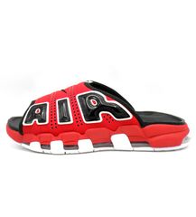 ナイキ NIKE 【 AIR MORE UPTEMPO Slide University Red Black FJ6036 600 】 エア モア アップテンポ スライド ユニバーシティレッド ブラック サンダル　f26484