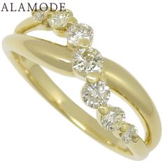 D0.50/D0.50 ダイヤモンド フープ イヤリング K18 イエローゴールド YG  