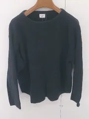 ◇ URBAN RESEARCH DOORS ボートネック 長袖 ニット カットソー サイズONE ブラック系 レディース E  【1304260016641】