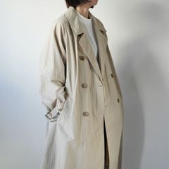 LE GLAZIK | RTU TRENCH COAT (beige) size 36 | 르 글래직 트렌치 코트 아우터