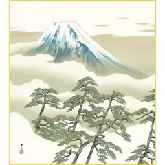 水墨画　富士山　川田敏郎 水墨画 富士山 川田敏郎 - メルカリ