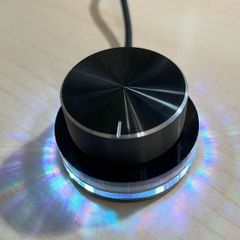USB ボリューム コントローラー カスタマイズ マクロ キーボード SayoDevice E1 RGB O3C ジョグ ダイヤル パッド パッド コントロール ズームイン ズームアウト ノブ Youtube ゲーム WEB会議 音量 片手 左手 デバイス