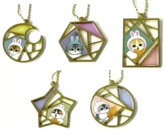 【中古】キーホルダー 全5種セット アクセサリーチャーム 「一番くじ mofusand ～月のうさにゃんのほしあつめ～」 E賞