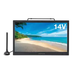 (株)コジマ_【新品 未使用 未開梱】 グリーンハウス　14型 バッテリー内蔵 ポータブルテレビ DVD内蔵　GH-PDTV14A-BK