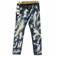 アレキサンダーマックイーン Alexander McQueen MADE IN ITALY タイダイ柄ダメージデニムパンツ レディース US：26-27 のサムネイル