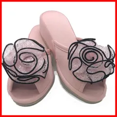 【早発】ヒールスリッパ レディース 室内 軽量 静音 おしゃれ 4cm 美脚 STL ローズ ピンク 学校 参観日 受験 プロ用 サロン エステ などに