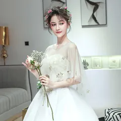 ショール ウェディングショール スパンコール シャンパン 結婚式 ウェディング 花 花嫁 二次会 パーティー ウェディング  フェミニン プリンセス 森ガール チュール  前撮り ガーリー レース 透け感 豪華